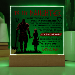 To My Daughter Skies – Acrylic Square